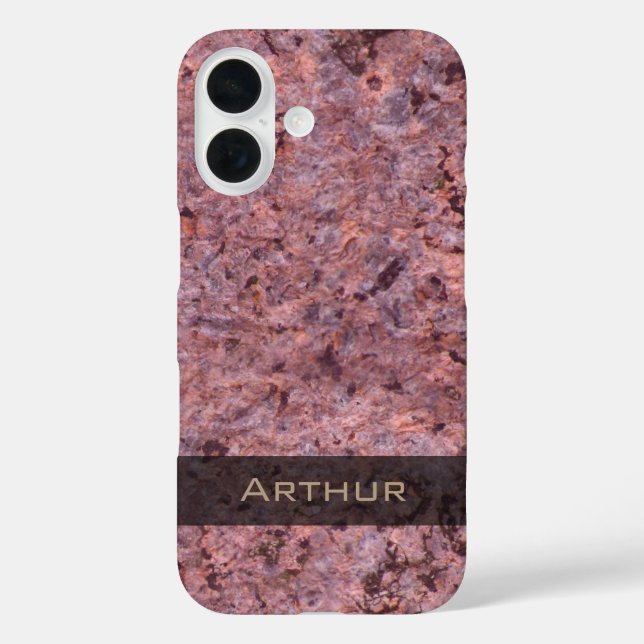 Geology Pink Rock Texture Foto Case-Mate iPhone Hülle (Rückseite)