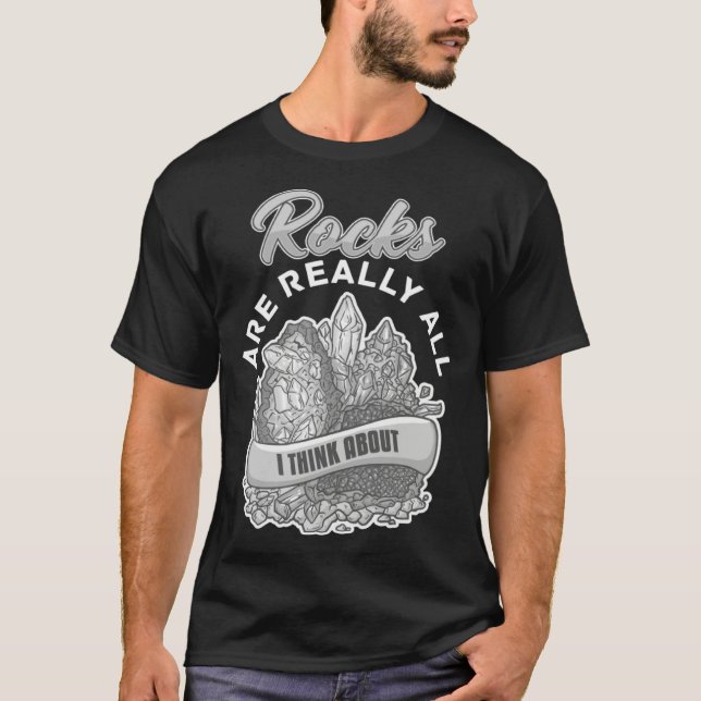 Geology Rockhounding Rock Geode Geologist Collecto T-Shirt (Vorderseite)