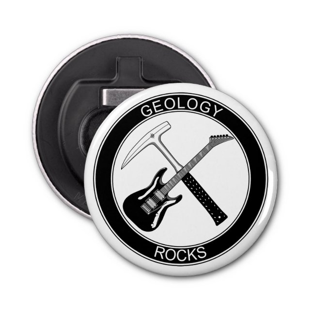 Geology Rocks Button Flaschenöffner (Vorderseite)