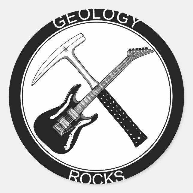 Geology Rocks Classic Round Sticker (S) (Vorderseite)