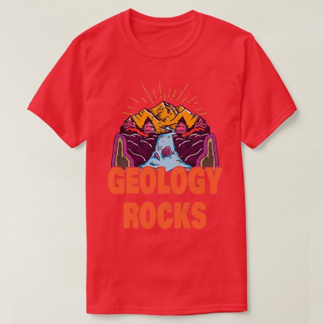 Geology Rocks Funny Geologist Petrology T-Shirt (Design vorne)
