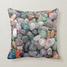 Geology Rocks Gem halb wertvoll Stone Quartz Kissen