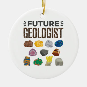 Geology Rocks Gems, der zukünftige Geologe Keramik Ornament
