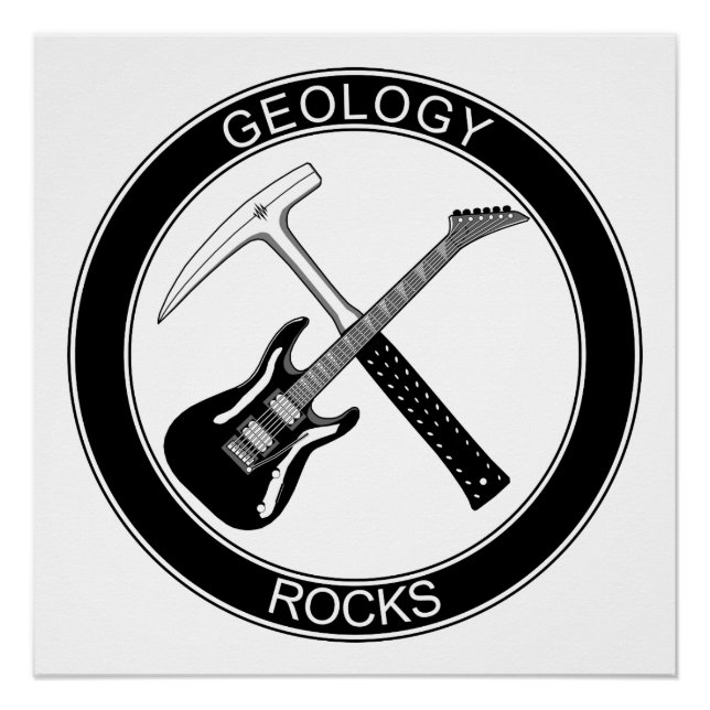 Geology Rocks Poster (Vorderseite)