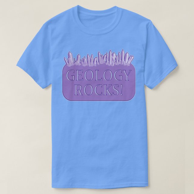 Geology Rocks Quartz T-Shirt (Design vorne)