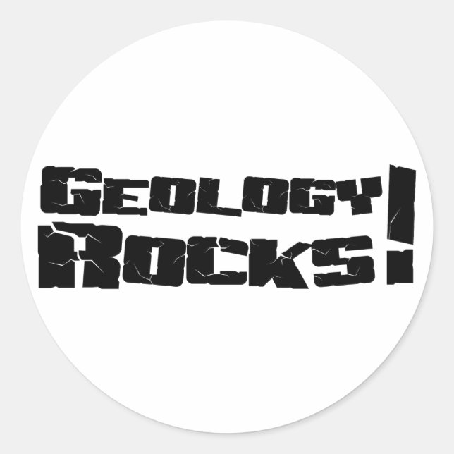 Geology Rocks Sticker (Vorderseite)