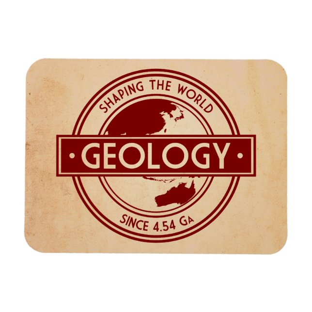 Geology- Shaping the World Logo (Asia/Australia) Magnet (Horizontal)