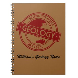 Geology- Shaping the World Logo (Asia/Australia) Notizblock