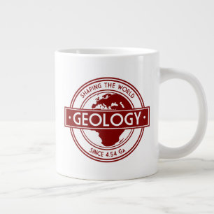 Geology- Shaping the World Logo (Europa) Jumbo-Tasse