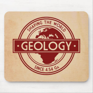 Geology- Shaping the World Logo (Europa) Mousepad