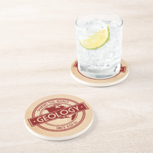 Geology- Shaping the World Logo (North America) Getränkeuntersetzer