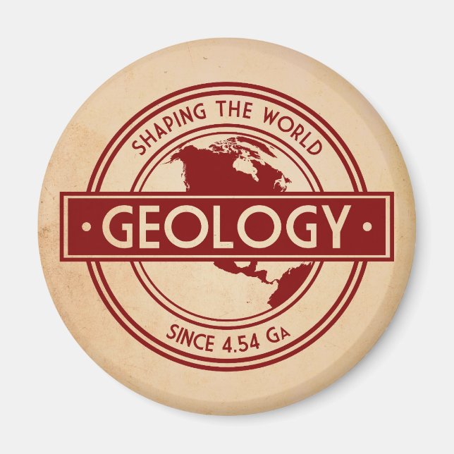 Geology- Shaping the World Logo (North America) Magnet (Vorne)