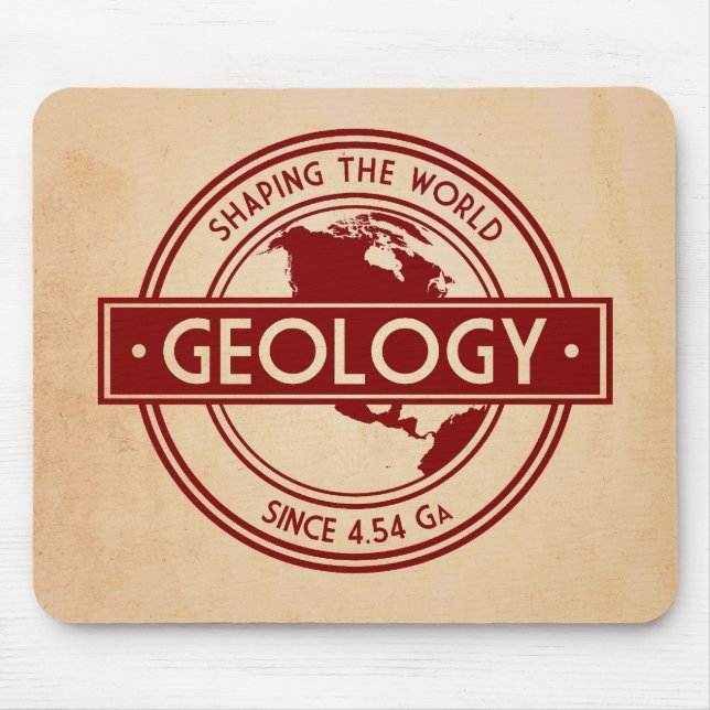 Geology- Shaping the World Logo (North America) Mousepad (Vorne)