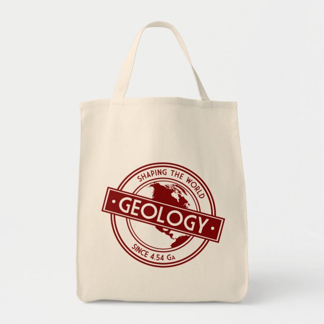 Geology- Shaping the World Logo (North America) Tragetasche (Vorne)