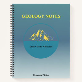 Geology Study Notebook – Minimal Academic Design Notizbuch