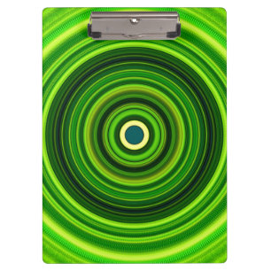 Geomagnetic Green Mandala-25436 Klemmbrett