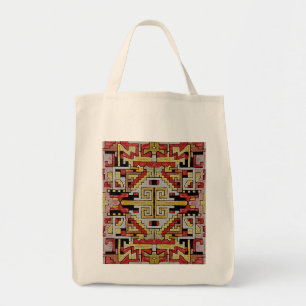 Geomethisches Tribal/ethnisches Muster Tragetasche