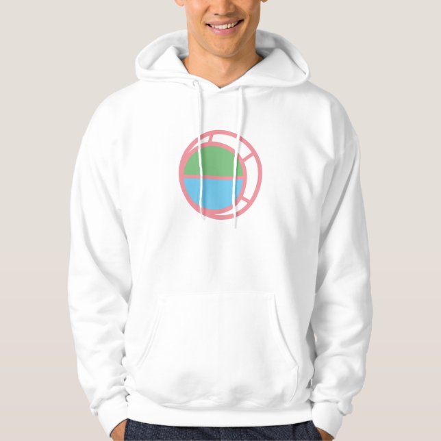 Geometria de Geomesky by Masanser Pixelat Hoodie (Vorderseite)