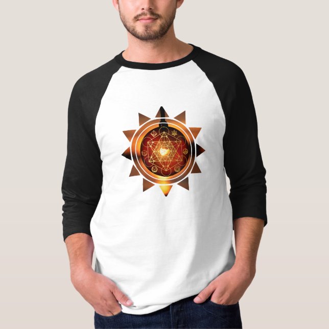 geometria sagrada Metatron T-Shirt (Vorderseite)