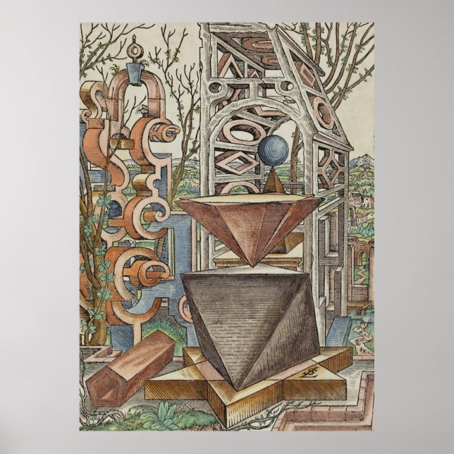 Geometria und Perspectiva - III Poster (Vorne)