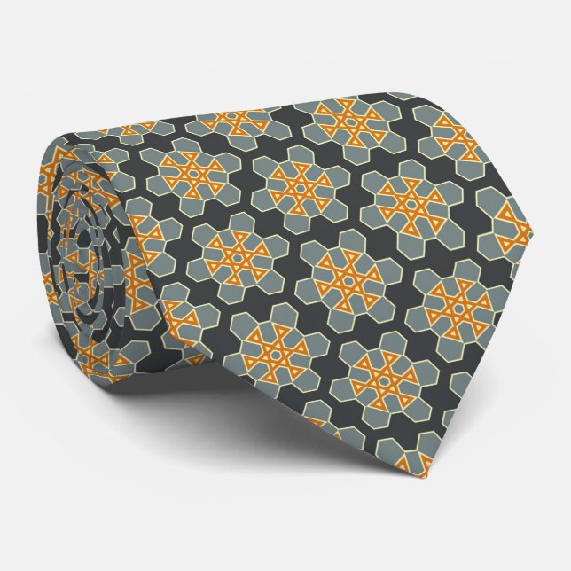 Geometric 260413o krawatte (Gerollt)