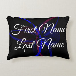 Geometric Abstraction Accent Parody Pillow Dekokissen