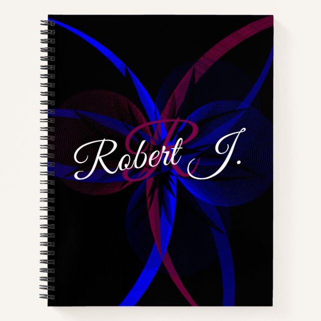 Geometric Abstraction Spiral Notebook Notizbuch (Vorderseite)
