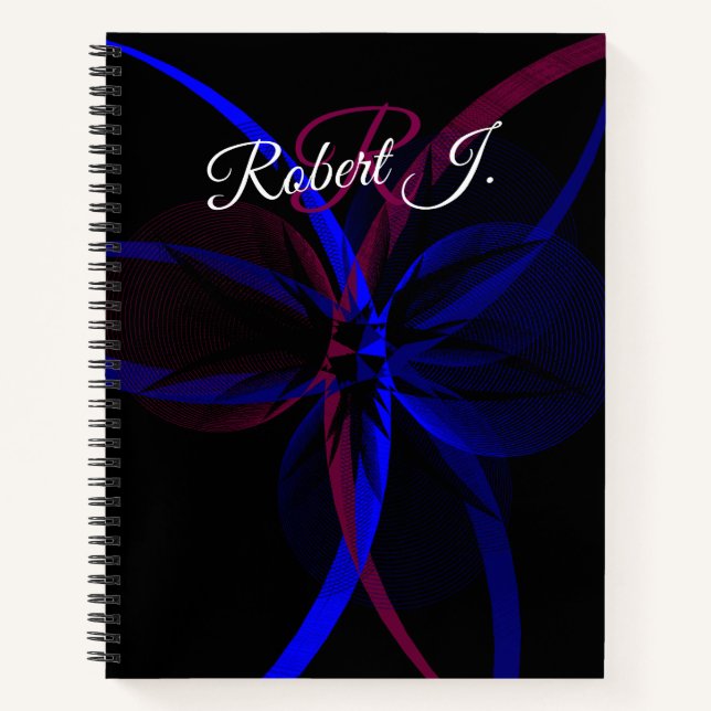 Geometric Abstraction Spiral Notebook Notizbuch (Vorderseite)