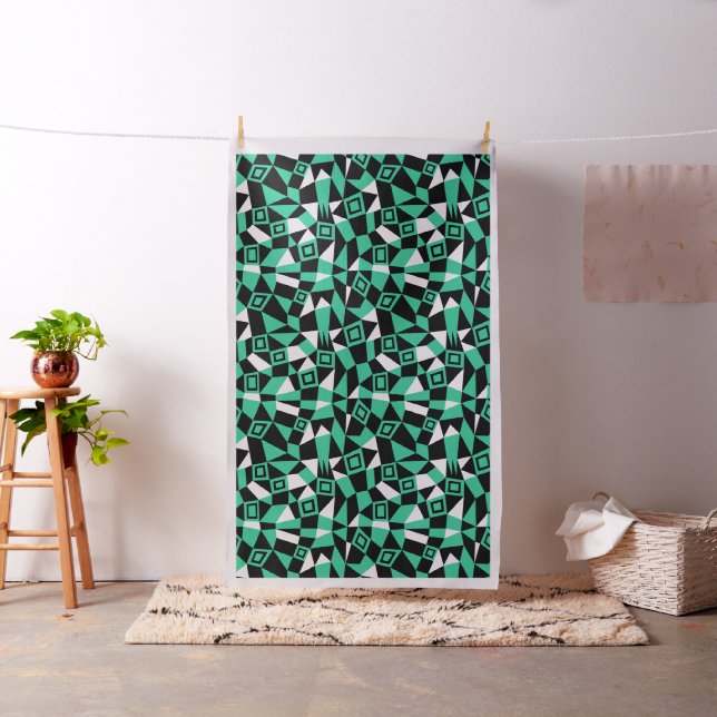Geometric Abstrakt 050919 - Sea Green Stoff (Beispiel)