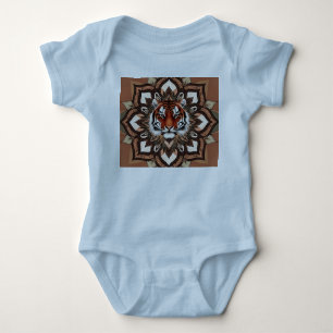 Geometric Animal Baby Bodysuit Jersey Strampler