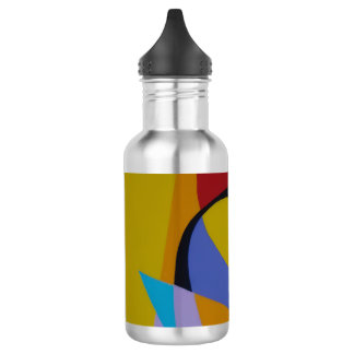 Geometric Arcade Inspired Water Bottle Edelstahlflasche