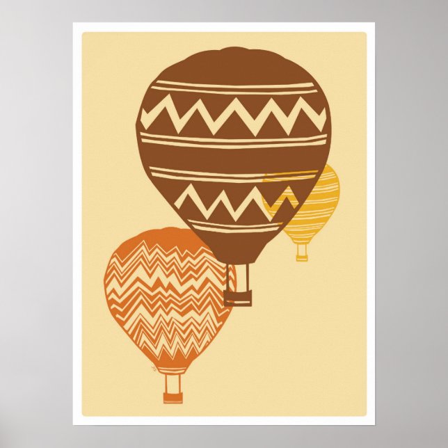 Geometric Balloon Fiesta Poster (Vorne)