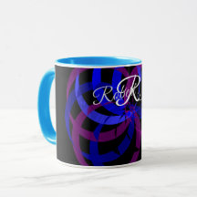 Geometric Berry Blend Coffee Mug