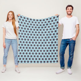Geometric Bonanza Fleece Blanket