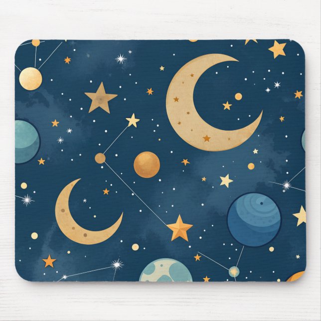 Geometric Celestial Mousepad (Vorne)