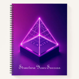 Geometric Clarity Triangle | Directional Strategy  Notizbuch