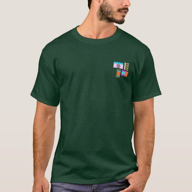 Geometric Colorblock For Men's Tee (Vorderseite)
