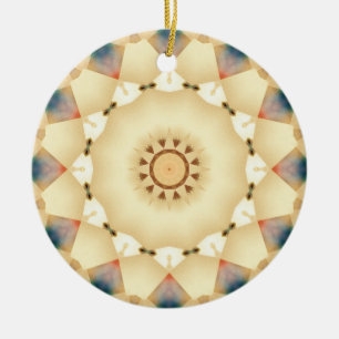 Geometric Country Sunshine Patchwork Ornament