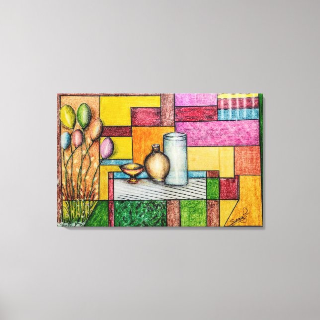 Geometric Design 20 Leinwanddruck (Vorderseite)