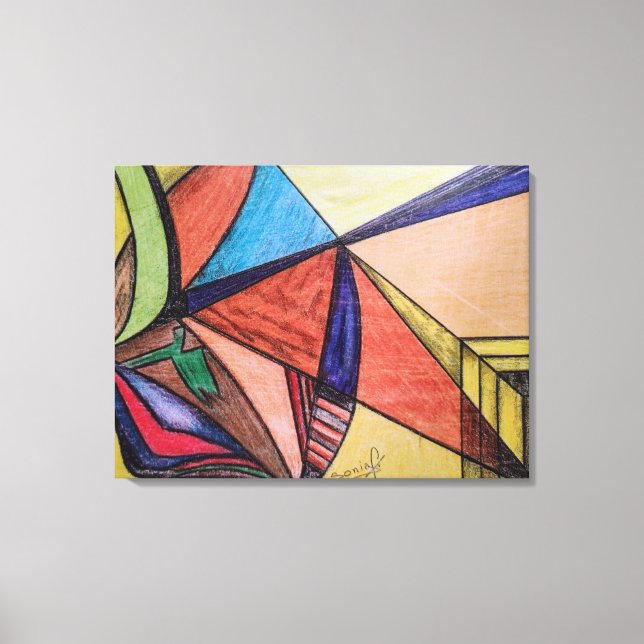 Geometric Design 21 Leinwanddruck (Vorderseite)