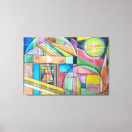 Geometric Design 25 Leinwanddruck