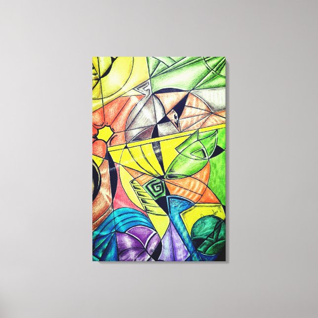 Geometric Design 29 Leinwanddruck (Vorderseite)