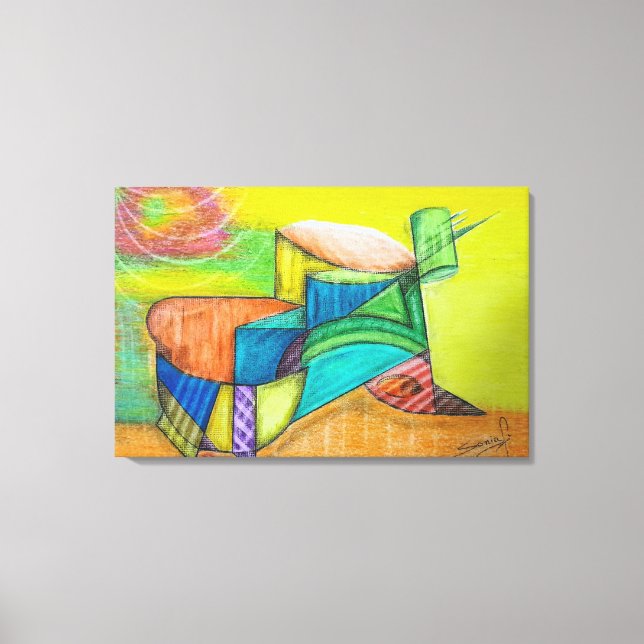 Geometric Design 35 Leinwanddruck (Vorderseite)