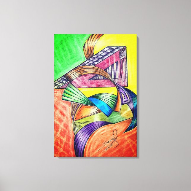 Geometric Design 41 Leinwanddruck (Vorderseite)