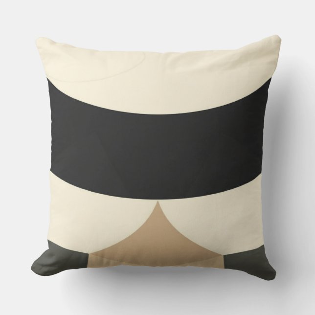 Geometric Design Kissen  (Vorderseite)