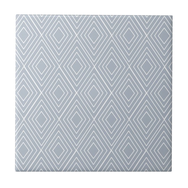 Geometric Diamond decorative tile Fliese (Vorderseite)