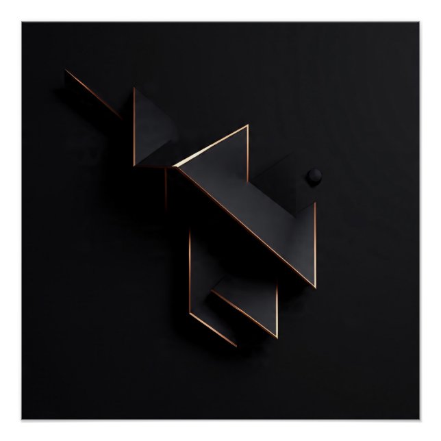 Geometric Eclipse Poster (Vorderseite)