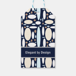 Geometric Elegance Geschenkanhänger