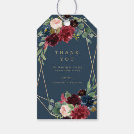 Geometric Fall Elegance Geschenktasten Geschenkanhänger