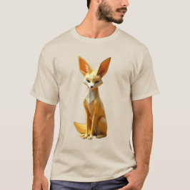 Geometric Fennec Fox T-Shirt
